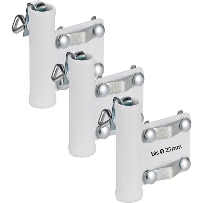 Support En Acier Pour Parasol De Terrasse - A551 - Noir - Jardin