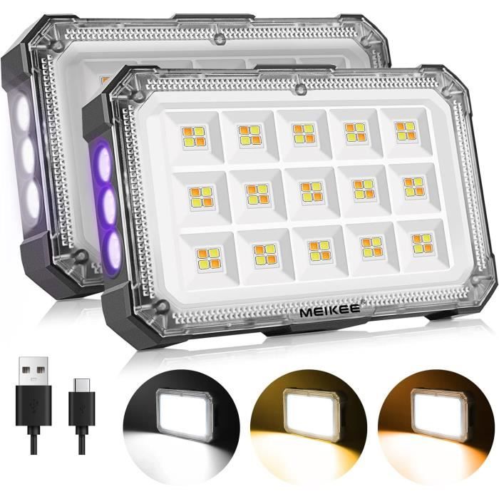Pack De 2 Lampes Torches LED Everbrite 5 Modes – Lampe De Travail Bandeau Avec Piles