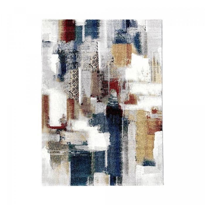 un amour de tapis lojoy 200x290 cm tapis moderne tapis salle a manger tapis rectangulaire tapis multicolore cdiscount maison