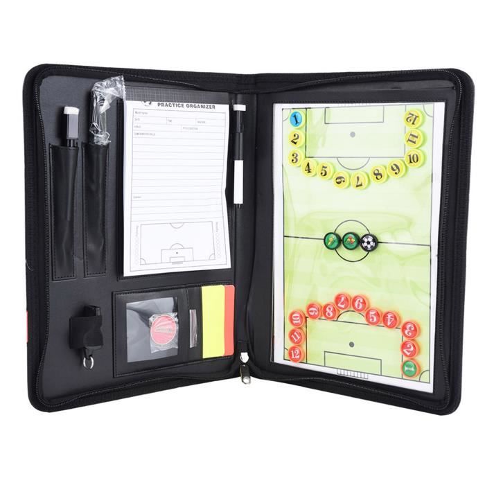Tableau Tactique De Badminton Pliable - Magnétique Et Effaçable - Avec Stylos - Pour Entraînement Et Matchs
