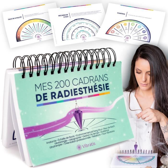 200 Planches De Radiesthésie - Livre De Cadrans Pour Pendule Divinatoire En Français - Format A5