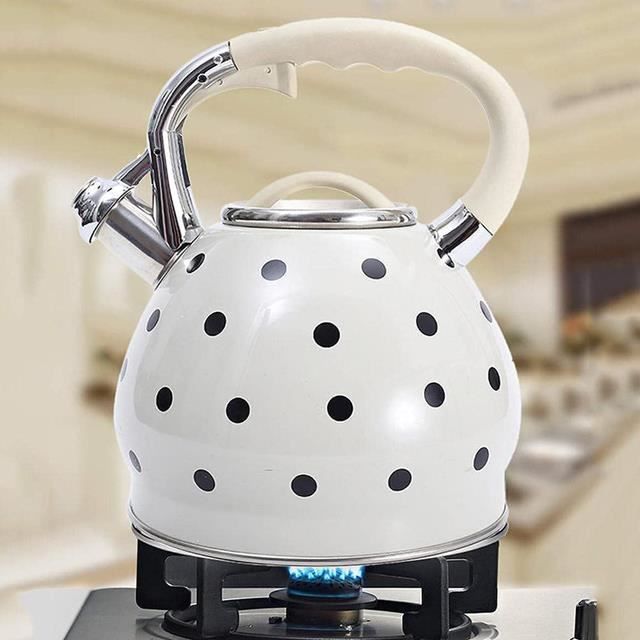 Bouilloire À Sifflet 2,5 Litres 23,3 Oz Récipient À Eau Bouillante