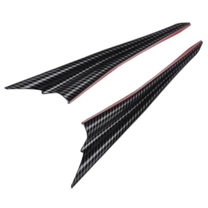 Paire d'ailes aérodynamiques de moto en fibre de carbone, carénages