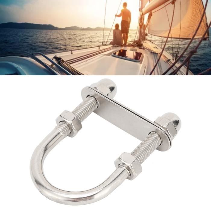 Taquet D'amarrage MOUMOUTEN – Acier Inoxydable 316, Poli Miroir, 4 Tailles (4 à 8 Pouces)