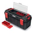 KISTENBERG KXS6530F Boîte à outils Système de rangement pour caisses à outils Caisse d'atelier plastique 65 x 28 x 31,4 cm-1