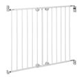 SAFETY 1ST Barrière de sécurité wall-fix extending, largeur de 62 à 102 cm, De 6 à 24 mois, métal blanc, fixation dans le mur 2-1