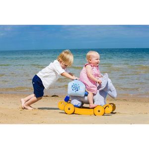 JOUET À BASCULE Cheval à Bascule bleu Eléphant Bascule avec  roues