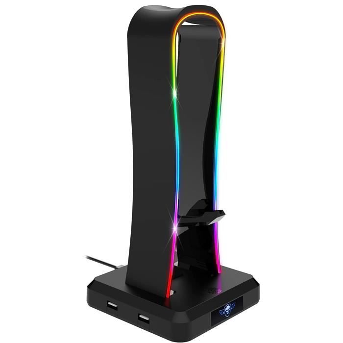 Support casque gaming rgb - Cdiscount