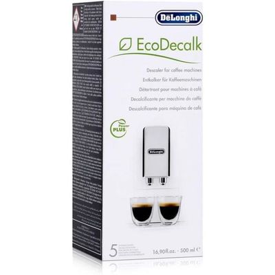 DELONGHI - Détartrant EcoDecalk Pour Machine à Café - Lot De 6 Flacons De 100ml - Entretien Et Nettoyage