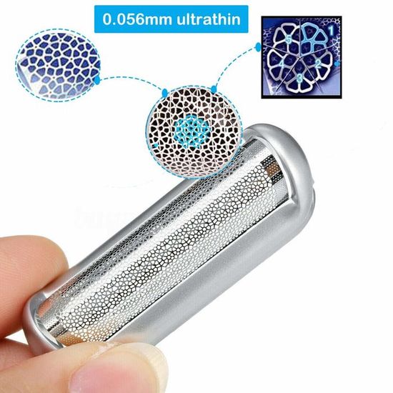 Grille De Rasoir Pour Braun Série P Et M - Compatible P90, M-60, P50, Etc., En Nickel, Neuf