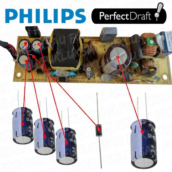 KIT RÉPARATION TIREUSE A BIÈRE PHILIPS PERFECTDRAFT CARTE D — free download