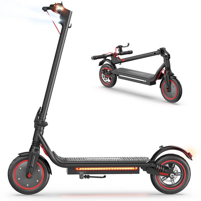 Trottinette Électrique Pliable Adulte - 650W Max, 25-30km Autonomie, 8.5" Pneus Nid D'Abeille - Avec Phares Et Clignotants - 8
