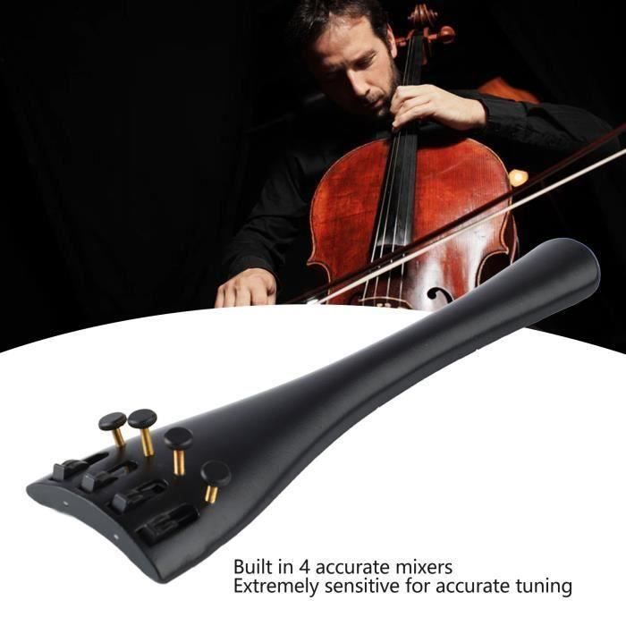 Cordier De Violoncelle En Alliage Aluminium - Réglable, Pour Violoncelle 4/4 - Avec Vis En Laiton