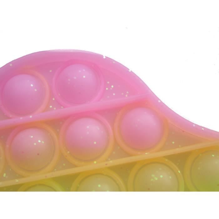 Pop It Electronique 3 Jouets Anti-Stress Pop It NHPY - Silicone, Arc-en-Ciel, Sensoriel Jouet Anti-anxiété Enfant