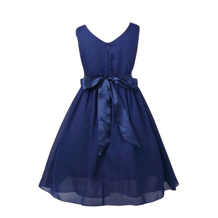 Robe ceremonie fille store mousseline