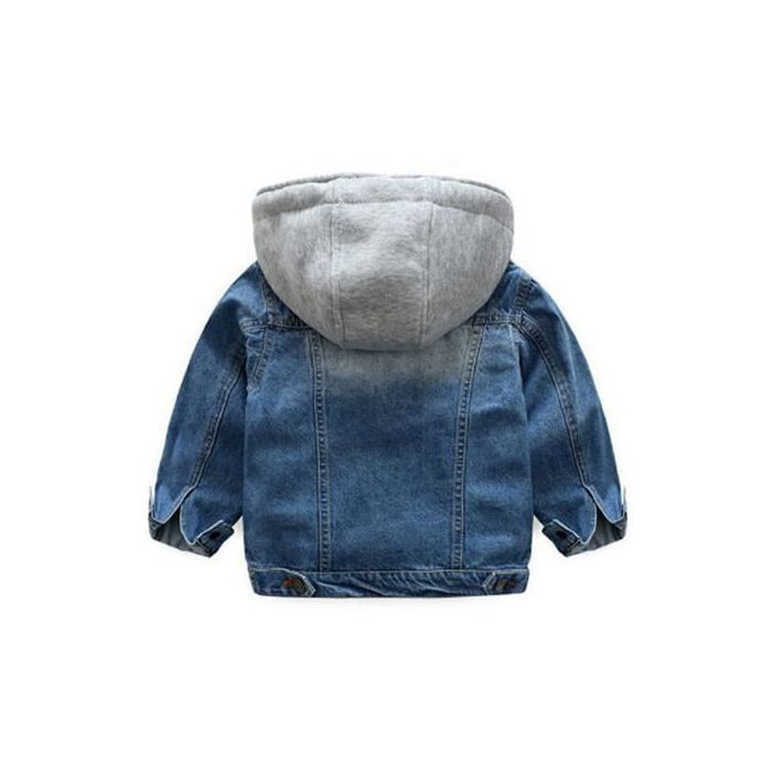 Manteau Trench Garçon Mi-long - Blouson Coupe-vent Printemps/automne - Double Boutonnage - Taille 5-6 à 14-15 Ans