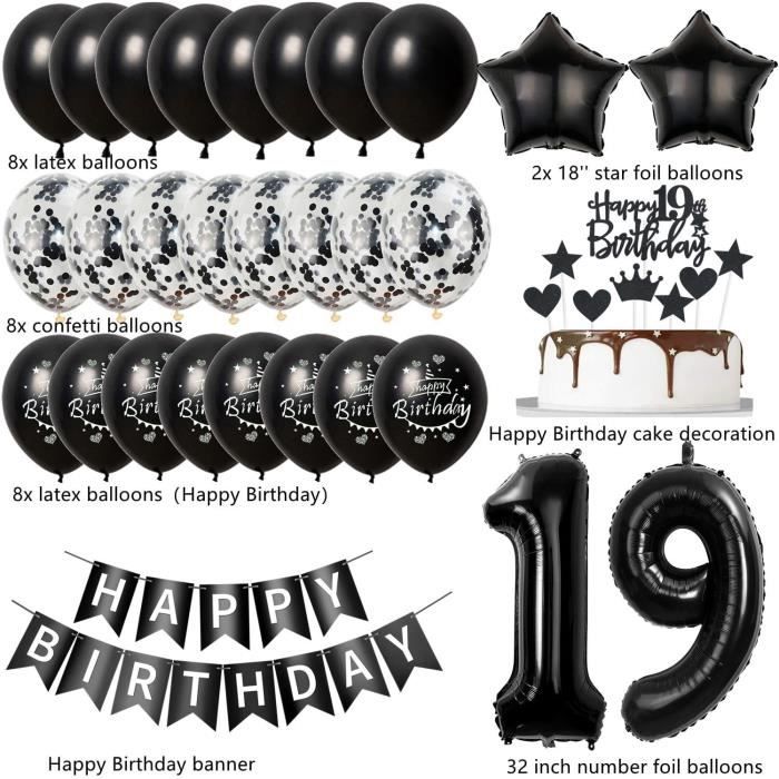 Décoration D'Anniversaire 3 Ans,Décoration D'Anniversaire Pour Enfants