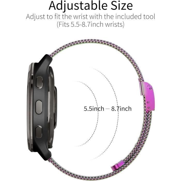 Compatibel met Garmin Venu/2 Plus/Sq/Sq/Sq 2/Sq Music