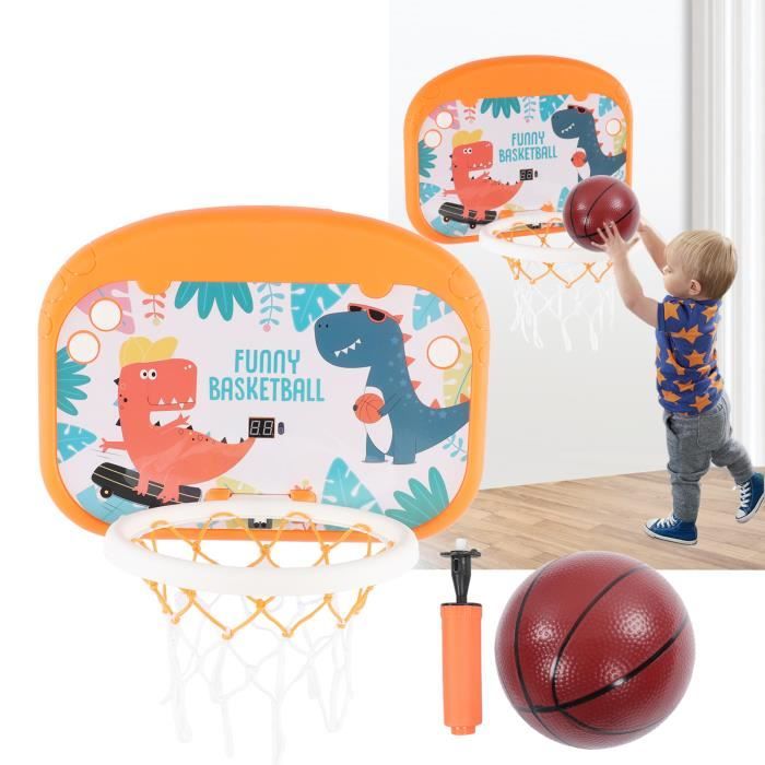 Panier De Basket 32 Cm Avec Filet – Fixation Murale, Cadre Acier, Pour Intérieur/extérieur, Interaction Parent-enfant