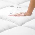 BedStory Surmatelas 160 x 200cm - Confort Microfibre- moelleux et doux-2