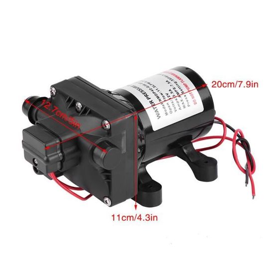 À Eaux Usées Macerator 12v pour égout de Remorque Marine Rv, 12gpm