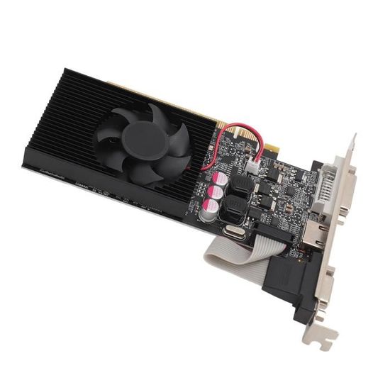 Carte Graphique GT610 2 Go 64 Bits DDR3 - Résolution 2560x1600 HDMI VGA DVI PCI Express