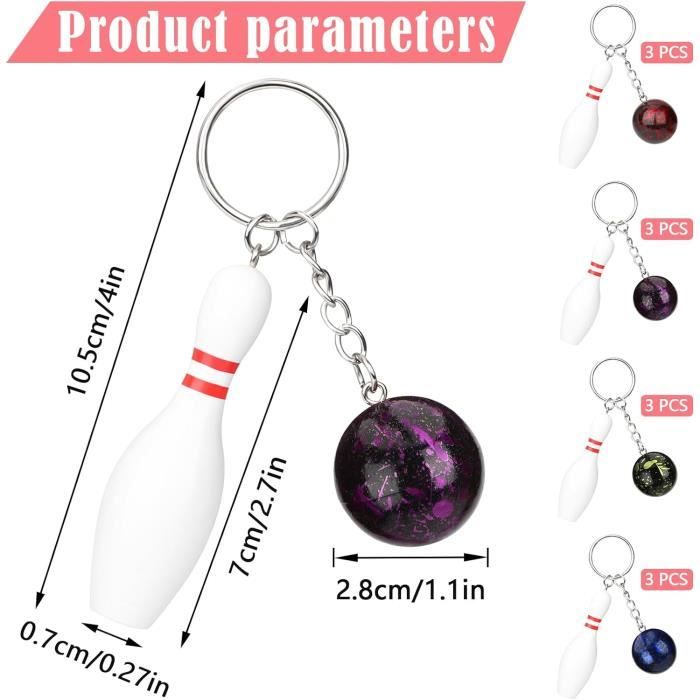 Lot De 6 Mini Porte-Clés Lampe Torche Uv À Led Pour Détecteur De