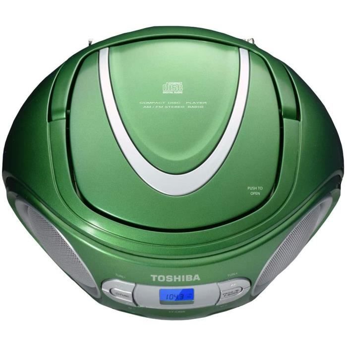 Toshiba TYCRS9(G) Boombox CD Portable avec entrée AMFM stéréo et