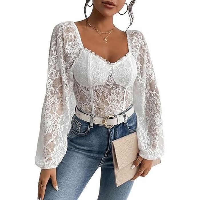 WOWENY Chemises Thermiques Pour Femme - Coupe Ajustée - Col