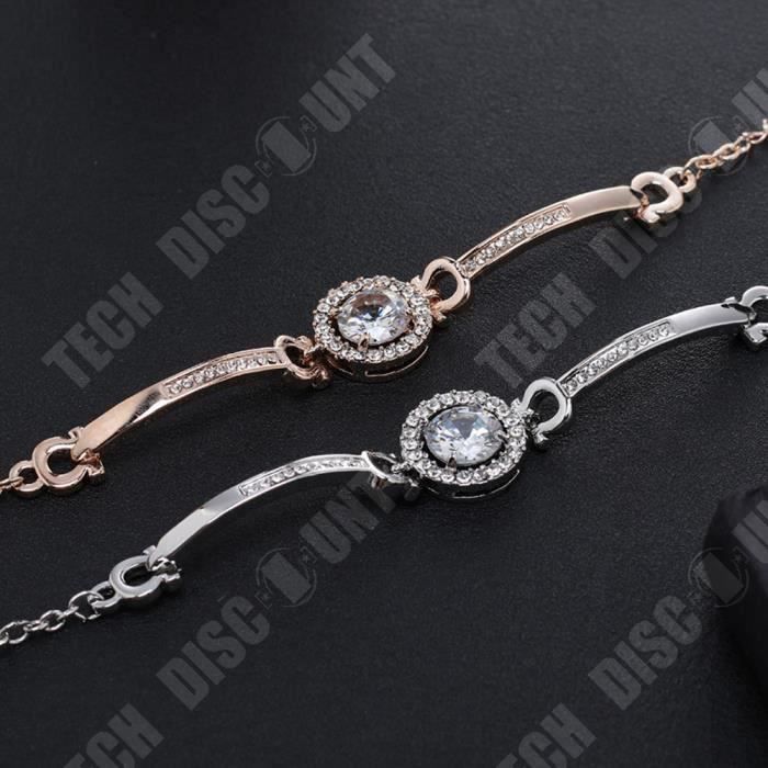 Bracelet rose antique pour Femme en Perles Cristal Européen 