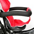 Tricycle bébé évolutif avec Roue anti-déflagrante - Rouge - 4 en 1-3