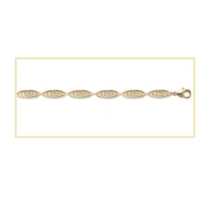 Bracelet Rigide Or Doré Design Plume - Bijou Femme Neuf Sans Emballage, En Cuivre