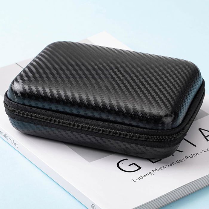 Étui Rigide EVA Pour Disque Dur Externe Et SSD Portable - Protection Antichoc Noir
