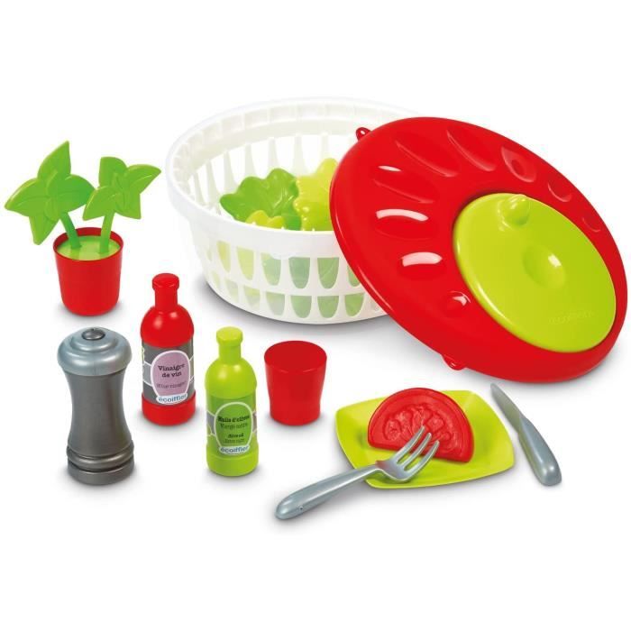 Jouets Ecoiffier -668 - Barbecue Charbon + aliments - Jeu d'imitation