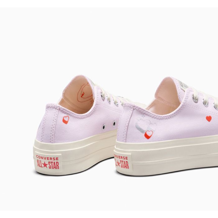 Y2k Converse With Pink Heart Baskets CONVERSE Chuck Taylor All