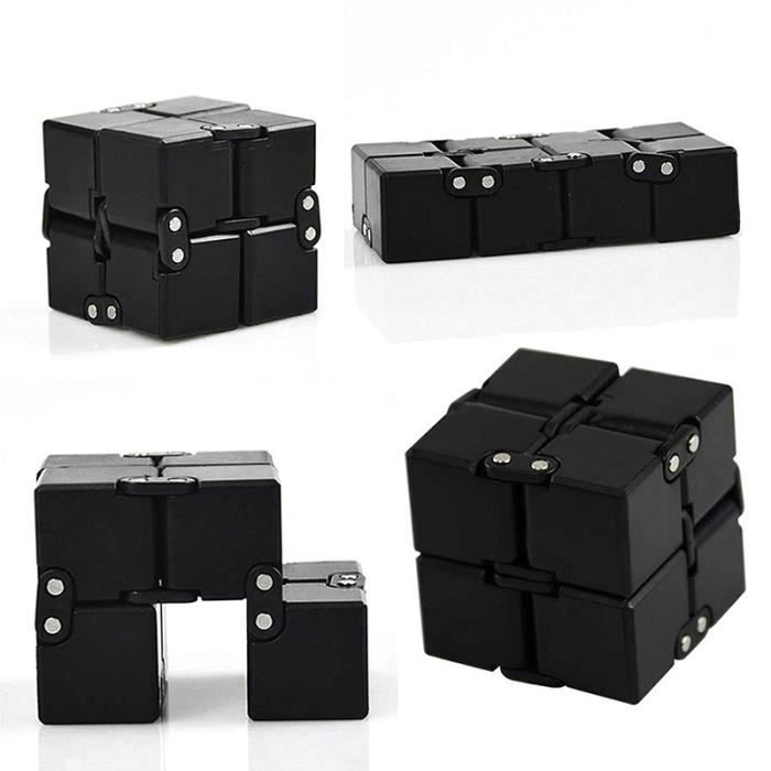 Fidget Cube Toys  Infinity Focus Anti Stress, Anti Stress Adulte, Contre  Le Stress et l'anxiété, Gadget Cube Infini, noir - Cdiscount Jeux - Jouets