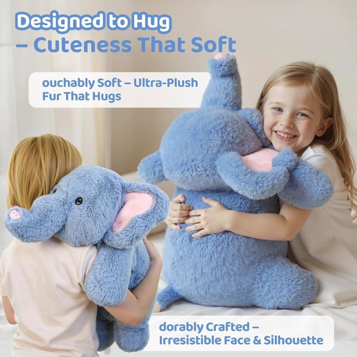 Mewaii Peluche Vache Lestée 2,3 Kg – Coussin Chauffant Micro-ondes, Réglable, 23 Pouces