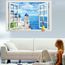 Get Wallpaper 3d Vue Sur La Mer Stickers Muraux Pour Chambre A Coucher For iPhone Free