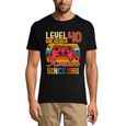 Homme Tee-Shirt Niveau 40 Débloqué – Level 40 Unlocked – 40 Ans T-Shirt Cadeau 40e Anniversaire Vintage Année 1983 Noir-0