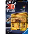 Puzzle 3D Arc de Triomphe illuminé - Ravensburger - 216 pièces - sans colle - avec LEDS couleur - Enfant 8 ans-0