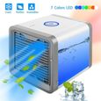 Climatiseur Humidificateur Purificateur USB 7 Couleurs Avec YOKULI® Boîte De Rangement Bleu