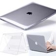 1.clear-Pro 13 A2159 -Coque rigide résistante aux rayures pour ordinateur portable,étui pour Apple MacBook Air 11-13 pouces-MacBook-0