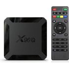 DQIDIANZ X96Q TV Box Android 10.0 H.265 Lecteur Multimédia Allwinner H313 Quad Core 4K WiFi 2.4Ghz + 100M LAN Mini Smart TV Box-2G+16G