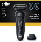 Rasoir électrique BRAUN Series 5 - Noir - Autonomie 50 minutes - Charge rapide 5 minutes