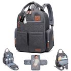 Sac à Dos à Langer Darmowade - Grand Sac Avec Matelas à langer - Gris