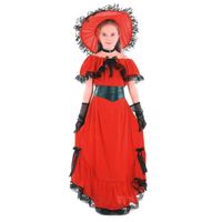 Déguisement Scarlett rouge fille - Taille S (110-120 cm) - Costume 2 pièces en polyester