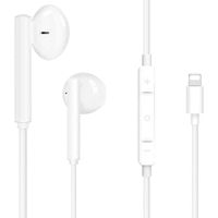 Casque écouteurs intra-auriculaires filaires pour iPhone 12 - Blanc