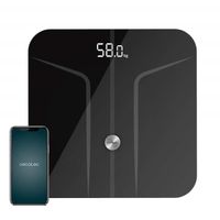 Cecotec Pèse-personne Surface Precision 9750 Smart Healthy, Fonction de bio-impédance, connectivité via Bluetooth