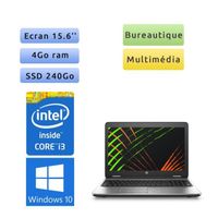 HP ProBook 650 G2 - Windows 10 - i3 4Go 240Go SSD - 15.6 - Webcam - Ordinateur Portable PC - Rapidité