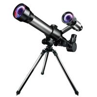 Télescope Astronomique enfant HD professionnelles comprend 3 oculairestélescope portable facile à Monter et Utiliser